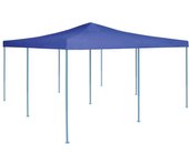 vidaXL Cenador plegable azul 5x5 m