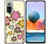 Tumundosmartphone Funda Gel Tpu para Xiaomi Redmi Note 10 Pro diseño Primavera En Flor Dibujos