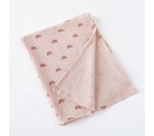 Manta De Algodón Muselina Para Bebé 80X65cm Suave Y Transpirable Ideal Para Embrullos Dormir Y Paseos En Carrito Accesorios Infantiles Para Recién Nacidos