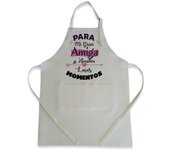 Delantal AMIGA MEJORES AMIGAS REGALO ORIGINAL CON TODO EL CORAZO ADA Y SUS DETALLES