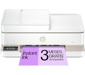 HP Envy 6520e Impresora Multifunción, Imprime, Copiar (Blanco / Negro y Color), Escanea, WiFi, Alimentador Automático, Fax Móvil, Dúplex (Impresión a Doble Cara), ADF - 3 Meses de Impresión Instant Ink con HP+ - 714N9B