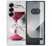 Tumundosmartphone Funda Carcasa Dura para Samsung Galaxy Z Fold 6 5G diseño Reloj Dibujos