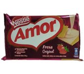 GALLETA AMOR - NESTLE - GALLETA WAFER AMOR DE FRESA - 100 g