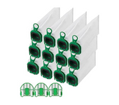 Vacuum Cleaner Bags for Vorwerk Kobold VB100 FP 100 Filter Bags with 3 Motor Protection Filters Replacement Dust Bags