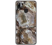 Tumundosmartphone Funda Gel Tpu para Huawei P Smart 2019 / Honor 10 Lite diseño Mármol 14 Dibujos