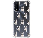 Funda Silicona Antigolpes para Vivo Y20s / Y11s diseño Perros 12 Dibujos