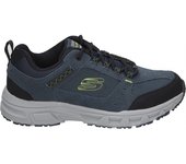 SKECHERS | Zapatillas Skechers Relaxed Fit Oak Canyon Verketta para Hombre – Deportiva en Color Azul Marino con Detalles – Sneaker con Cordones – Estilo Casual – Memory Foam – Cómodas – Versátiles – Modelo 51893-NVLM