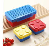 New DIY Lunch Box Color Building Blocks Splicing Colorful Children Student Portable Sealed Lunch Box  Leak Proof Cute Bento Box