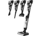 Aspiradora y lavadora inalámbrica JIMMY PW11 Pro 4 en 1, 460W de potencia, doble limpieza, secado rápido de aire caliente, pantalla LED, diseño plano de 180°, cepillos de rodillo dobles, para suelos duros, pelo de mascotas, color plateado y negro