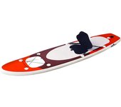 vidaXL Set de Tabla de Paddle Surf Hinchable Marino 330x76x10 cm Piscina Color Azul mar,  Negro,  Rojo y mas