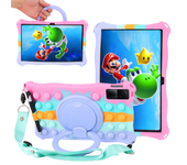 Tablet Cover For Xiaomi RedMi Pad SE 11"2023 10.61 Case 360 Rotating Stand Cover Funda Mipad 5 6 Pro 11 Kids Soft Silicone Shell