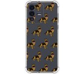 Funda Silicona Antigolpes para Vivo V23 5G diseño Perros 09 Dibujos