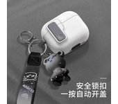 2024 New Hard Protector for AirPods 4 with Magnetic Lid Lock Hybrid Case Luxury Protection Cover for Apple AirPods 4(USB C)