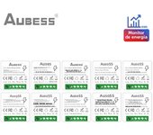 Aubess Tuya WiFi Smart Switch DIY Mini Smart Breaker 16A with Power Monitoring Support Timing Voice Control Alexa Google Home