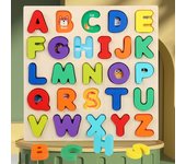 Children's alphanumeric cognitive puzzles, color and shape blocks, early childhood education, educational toys, matching games