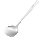 DESEOS Espatula de cocina | Utensilio cocina | 35cm |Acero inox | Resistente y duradero | Apto para lavavajillas