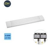 Regleta electrónica led 25w 6500k luz fría 2000lm 61.3x3x12cm EDM