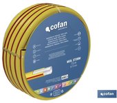 Cofan Manguera Storm PVC Amarilla | 3 Capas Trenzadas | Útil para Riego