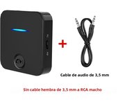 Bluetooth 5.0 Receiver Transmitter 3.5mm Aux Jack Stereo Handsfree Audio Music Wireless Adapter With Mic For Car PC TV Headphone