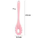 Large Silicone Pasta Spoon Noodle Spoon Food Grade Heat Resistant Pasta Grab Kitchen Cooking Tool Tableware