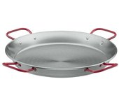 LACOR Paellera Clásica de Acero Lacor | 4 Asas | 90 cm | 50 Raciones | Paellera Grande | Lacor