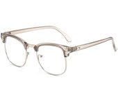 Metal Frame Anti-Blue Light Radiation Protective Glasses Female Students Removable Lenses