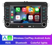 2 Din Android Car Radio Wireless CarPlay Autoradio 7inch Car Multimedia Player For VW Passat Touran Caddy Jetta Car Radio Stereo