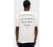 Superdry Core City camiseta blanca para hombre