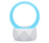 DAM. Altavoz Y1 Bluetooth 5.0, con aro de luz ambiente LED RGB. 11x11x16,5cm