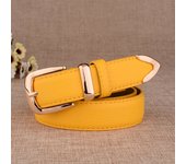 Fashion Women Leather Belts High Quality Gold Buckle Best Matching Dress Jeans Belts for Lady LB2146