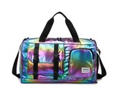 Bolso de hombro individual impermeable para deportes al aire libre, natación, yoga, bolso bandolera grande con bolsa para zapatos