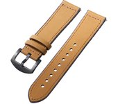 20mm 22mm Leather Silicone Strap for Samsung Galaxy Watch 7/6/5/4 40 44mm Gear Band Vintage Bracelet for Xiaomi Redmi Smartwatch