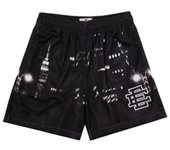Eric Emanuel street wear jean shorts baloncesto 남자바지 pantalons décontractés Mainland China Beach POLYESTER Print CASUAL summer