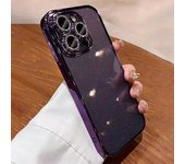 1 pc electroplated glitter full coverage case for IPhone 11, 15 Pro Max, 14 Pro Max, IPhone 16