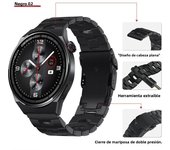 22mm Quick Fit Titanium Metal Band for Huawei GT2 GT3 3 Pro Luxury Business Bracelet for Samsung Galaxy Watch 46mm Gear S3 Strap