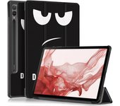 New For Samsung Tab S9 Fe Plus Case 12.4" Tri-Folding Stand Magnetic Smart Cover For Coque Galaxy Tab S9 FE S9 Plus Case