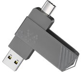 2in1 U Disk 128GB 64GB 32GB USB2.0 Type-C Interface Smartphone Computer Mutual Transmission Portable USB Memory pen drive Metal
