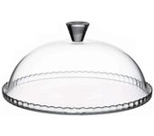 GREATOOL Plato Dulces en Vidrio con Campana, Cristal para tarta, Diametro 30cm