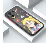 Girl Sailor Moons Anime For Xiaomi Mi 13 12 12T 11T 11 11i 10T 10 9T Pro Lite Ultra 5G Frosted Translucent Phone Case