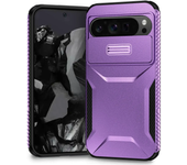 3IN1 Hybrid Heavy Duty  Armor Phone Case for Google Pixel 8 8A 9 Pro XL Slide Push Window Otter Case Box Frame Hard Back Cover