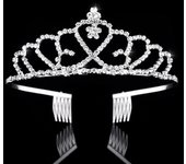 Bridal Crystal Rhinestone Pearl Tiaras and Crowns Headband Kid Flower Girls Bridesmaid Wedding Hair Accessiories Hair Jewelry