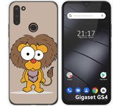 Funda Silicona para Gigaset GS4 diseño Leon Dibujos