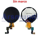 1.34'' Original For Huami Amazfit Stratos 2 A1609 A1619 Display Screen Touch Panel Digitizer For Amazfit Stratos2 Watch LCD