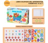 Montessori Quiet Busy Book Paste Children Toy Stickers Board Animal Numbers Matching Puzzle Game Educational Toys for Kids Gifts