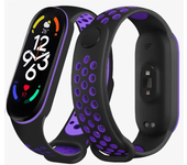 Sport watchband For Xiaomi Mi Band 7 6 NFC smartwatch miband7 Air-Hole Silicone Replacement bracelet on Mi band 6 5 4 3 8 strap