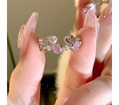2023 Fashion Heart Vintage Love Rings for Women INS Punk Gothic Open Geometric Finger Rings Wedding Party Trendy Girls Jewelry