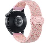 20mm/22mm braided Strap For Samsung Galaxy Watch 6 4 classic/5 pro/active 2/s3/46 Nylon loop bracelet Huawei watch GT2 3 4 Band