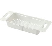 Tradineur - Escurridor para fregadero extensible - Fabricado en polipropileno no toxico - Extensible desde 37 cm x 50,5 cm - Color Surtido