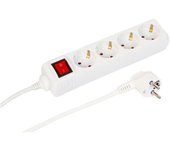 Microconnect MC-GRU00415WS base múltiple 1,5 m 4 salidas AC Interior Blanco