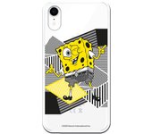 Funda original compatible con iPhone XR con un diseño de Bob Esponja Classic
